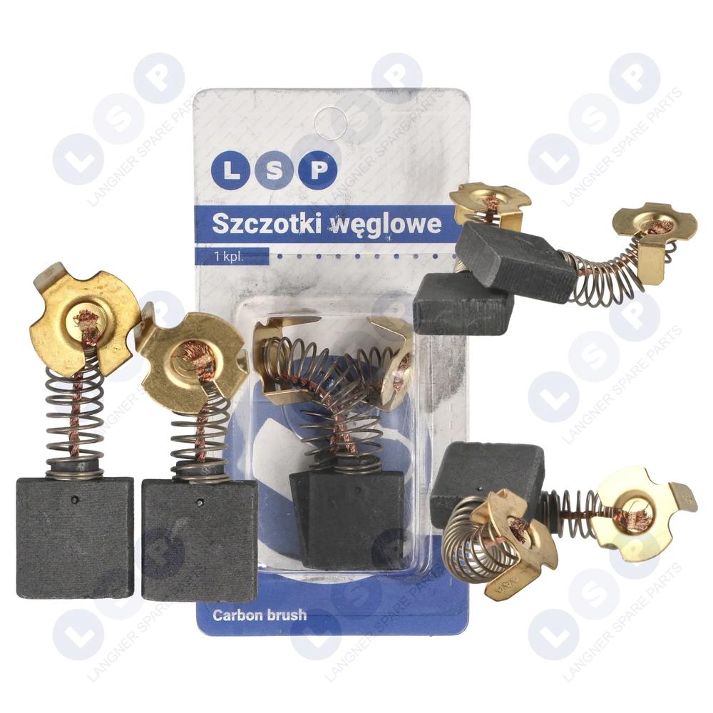 Uhlíkové kefy Hitachi 7 × 17 × 17 mm, 999074⁄999032⁄999034⁄999044⁄999086